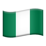 Nigeria flag on Apple devices