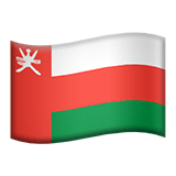 Oman flag on Apple devices