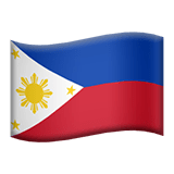 Philippines flag on Apple devices