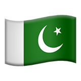 Pakistan flag on Apple devices