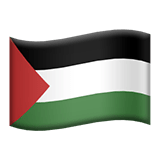 Palestine flag on Apple devices