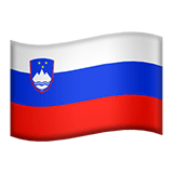 Slovenia flag on Apple devices