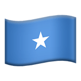 Somalia flag on Apple devices