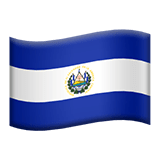 El Salvador flag on Apple devices