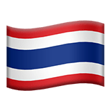 Thailand flag on Apple devices