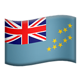 Tuvalu flag on Apple devices