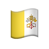 Vatican flag on Apple devices