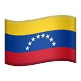 Venezuela flag on Apple devices