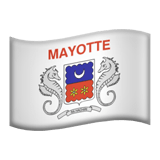 Mayotte flag on Apple devices