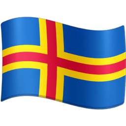 Åland Islands flag on Facebook