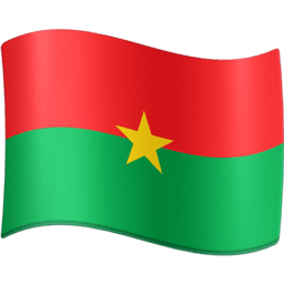 Burkina Faso flag on Facebook