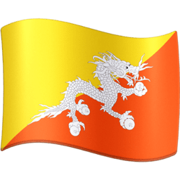 Bhutan flag on Facebook