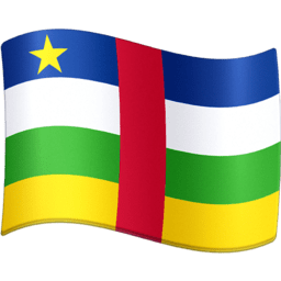 Central African Republic flag on Facebook