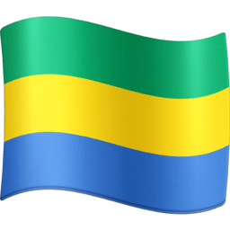 Gabon flag on Facebook