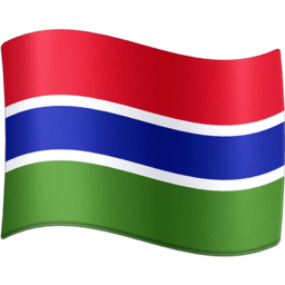 Gambia flag on Facebook