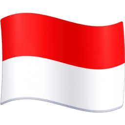 Indonesia flag on Facebook