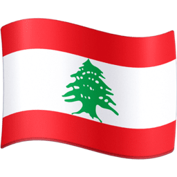 Lebanon flag on Facebook