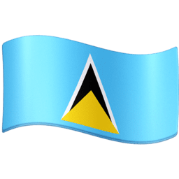 Saint Lucia flag on Facebook