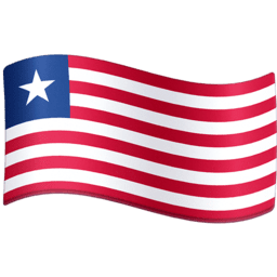 Liberia flag on Facebook