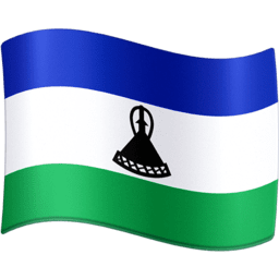 Lesotho flag on Facebook