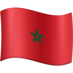 Morocco flag on Facebook