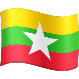 Myanmar flag on Facebook