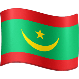 Mauritania flag on Facebook