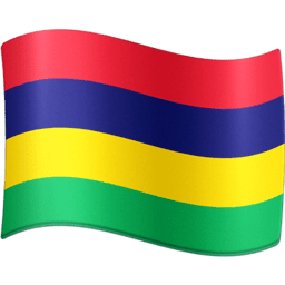 Mauritius flag on Facebook