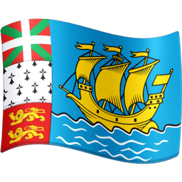 Saint Pierre and Miquelon flag on Facebook