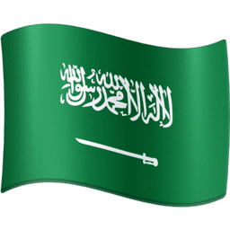 Saudi Arabia flag on Facebook