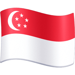 Singapore flag on Facebook