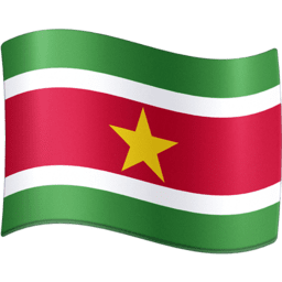 Suriname flag on Facebook