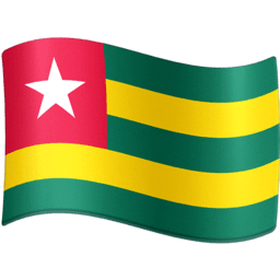 Togo flag on Facebook