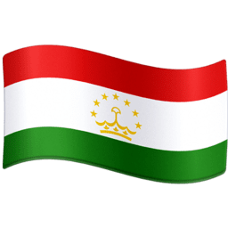 Tajikistan flag on Facebook