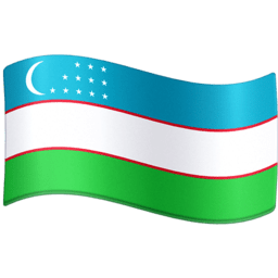 Uzbekistan flag on Facebook