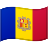 Andorra flag on Google/Android devices