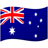 Australia flag on Google/Android devices