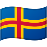 Åland Islands flag on Google/Android devices