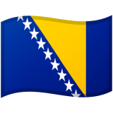 Bosnia and Herzegovina flag on Google/Android devices