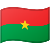 Burkina Faso flag on Google/Android devices