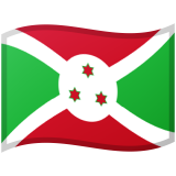 Burundi flag on Google/Android devices