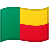 Benin flag on Google/Android devices