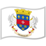 Saint Barthelemy flag on Google/Android devices