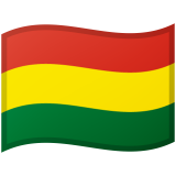 Bolivia flag on Google/Android devices