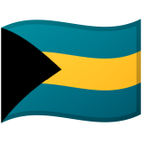 Bahamas flag on Google/Android devices