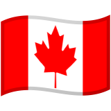 Canada flag on Google/Android devices