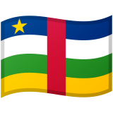 Central African Republic flag on Google/Android devices