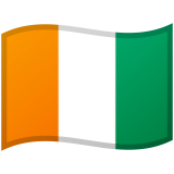 Côte d'Ivoire flag on Google/Android devices