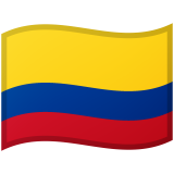 Colombia flag on Google/Android devices