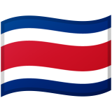 Costa Rica flag on Google/Android devices